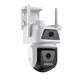 Fluoritkamera Haushaltsauge Xiaodou Outdoor Dual-Kamera 10 Millionen 3K Fernglas AI Outdoor Überwachung Wireless 360-Grad-Kamera [5 Millionen + 5 Millionen] Menschen- und Fahrzeugerkennung Kamera (Beratungsgeschenke)
