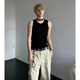 
Digada Sleeveless T-shirt Men's Summer New Sports Fitness Vest Trendy Brand High-end American Base Shirt Underwear T-shirt BNGYL-7100 Black XL