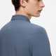 
AIGLE [New Product in Spring and Summer] Aigao Shirt UPF50+UV Anti-Ultraviolet Cooltouch Cool Short Sleeve Men Swamp Blue BI702 L (180/96A)