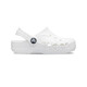 Crocs Bey Shoes de cueva para niños para niños y niñas Bolsas para al aire libre zapatillas y zapatillas/zapatillas/207013/207012 White-100 35 (215 mm)