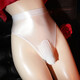 Lan Yijia Smooth Thong Men's Sexy To-toperseurs hauts hauts minces translucides sexy sous-vêtements oncle tepi string grande taille violette 2xl Taille (bouche fermée) 150-180jin [Jin est égal à 0,5 kg]