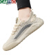 Zapatos para hombres Cartelo Summer 2025 Nuevos zapatos de malla delgada Flying Mesh Mesh Casual Sports Anti-Odor Trandy Shoes Spring 9893 Beige 42