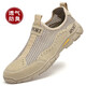 Jeep Jeep Shoes para hombres 2025 Nuevas sandalias de pan de malla transpirable Sandalias de pie al aire libre Hollow Hollow Hollow Hollow Beach Shoes A683 Collection y regalo de Men's A683 Caki 38