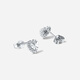 Saturday Fu PT950 platinum earrings women's love earrings B0913481 pair, about 1.57g, birthday gift