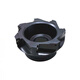
XMSJ CNC 90 degree BAP400R milling cutter plate 6380100125160 Right angle end face cutter plate APMT1604 milling cutter plate Black BAP400R12590 degree-7 blade-40