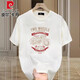 T-shirt à manches à manches courtes pour hommes en été Retro Motorcycle Retro Summer à manches courtes en coton