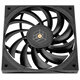 利民（Thermalright）TL-C12015B 1800转薄款黑色风扇 12cm机箱散热风扇 TL-H12015B 黑色单只装【15mm厚度】