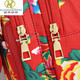 Kuqidishu mode nord-est grand fleur crossbody sac sac féminin 2024 Nouveau style coréen décontracté polyvalent de grande capacité bot de bobs crossbody sac masculin 3899 rouge