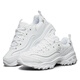 斯凯奇（Skechers）女鞋春秋2025新款小白鞋厚底增高老爹鞋熊猫鞋运动鞋轻便休闲鞋 11979-WSL 37