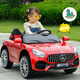 No Angel double large children's electric car four-wheel car can sit in a remote control swing male and female baby toy charging stroller red + dual drive + large battery + Bluetooth early education independent double seat + remote control / self-driving / swing / early education