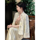 Oudihui's new Chinese dress women's suit Chinese style jacket 2025 autumn new Tang suit fashionable and high-end feel complete set coat + suspender skirt M [recommended 80-100 Jin [Jin equals 0.5 kg]]