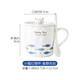 Porcelain soul ceramic mug with lid and spoon cup coffee cup couple tea cup men and women large capacity water cup kitten cup