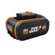 XMSJ Fast Carger Car Carger 4.0 Batería de litio de gran capacidad 2.0 Universal 20V Batería de tablero de pie pequeño WA3883 (2x2a Cargo dual) Tablero de pie pequeño