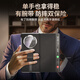 皮皮壳【360霸榜爆款】适用于华为MateX5/X6折叠屏360°全包防摔腕带手机壳X3真皮智能翻盖新升级保护套 【玄黑】升级360°全包丨腕带支架 华为MateX6/X6典藏版