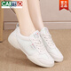 
CARTELO leather bag-toe sandals for women 2025 new summer new mother hollow flat sole sports soft sole beach shoes Q682 meters gray leather 37