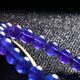 Eternal symbol light luxury natural crystal bracelet collection grade Tanzania old mine jewelry tanzanite ball bead bracelet New Year gift collection grade tanzanite about 9mm