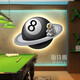 Shantoulin Village Billiard Hall Cerseration Картина Космос космонавт бильярдная комната фоновая настенная настенная картина