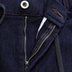 Joeone Men's Jeans Men [résistant à l'usure, facile à entretenir] Spring Men's Elastic's Belt Harun Conical Jeans Conical Jeans Version effilée + bleu marine + HJ1DV13116 33,5 Taille 175 / 84A (2,55) Règle 85cm 85cm