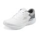斯凯奇（Skechers）男鞋夏季2025新款减震轻便运动鞋防滑软底跑步鞋网面透气休闲鞋 220898-WGY /白色 42