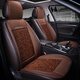 Bozi is suitable for new car wooden bead cushion single-seat summer breathable cool cushion bead cushion four-season universal driving summer HYY795 [1 single-seat. BMW brown]