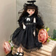 
Diborui children's doll 30 cm 6 minutes dressed in princess doll clothes children's toys girls birthday gifts A complete set of dolls (glasses) bags Brown tea