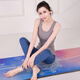 Sporn Yoga Wear Vest Women's 2025 New Summer Professional Pilates Training Wear Top Fitness Running Sports Suit Bean Paste Pink Top (With Chest Pad) + Iron Gray Pants 2XL (140-160Jin Jin equals 0.5kg)
