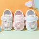 Midur 0-1 year old newborn baby shoes for men and women in spring and autumn cotton thin cotton soft sole non-slip beef tendon sole does not fall off toddler shoes 2 blue double heart (cloth sole shoes) 11.5 M inner length 11.5cm recommended for June-December
