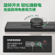 公牛（BULL）明装轨道插座 可移动插座壁挂式插座 悦享款GB32 免开槽 75厘米轨道+4个五孔墨云灰适配器开关