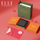 Elle Homme французский бренд кошелек мужская сумка для карт ID сумка верхняя часть кожи кожи мужской кошелек подарок на день рождения для парня и муж 8601517-1 [столовая подарочная коробка]
