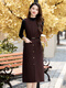 TJQ ​​Luxury High-End-Marke Strickkleid für Frauen 2025 Herbst neuer Stil Slim Fit Slim Basis Mode Rock Camel M schlägt vor, dass 105jin [Jin gleich 0,5 kg entspricht]