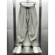 POUM2025 spring and summer new pants for men's thin breathable drooping casual pants straight spring and autumn pleated Harem radish pants JJFS-K275 brown XL