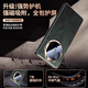 Luxusöl-Wachsleder für Huawei Matex6-Kollektion Mobilfunkhülle NEUE X5 Magnetic Lap X3 Bracket Protective Cover [Feedling Black-Porsche Mark] Huawei Mate X6/X6 Collection Version