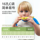 Children's harmonica toys for babies and babies' special blowing instruments for beginners' oral organ early education small trumpet 16-hole cute dog harmonica/yellow+whistle small plane