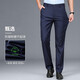 
LA Hailan Home HLA same men's casual pants for summer thin 2025 new straight loose men's pants business west [Summer] 722-Naru Blue Thin 33 (175)