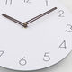 Shantoulin Village In-Wind Wall Clock Wohnzimmer Haushaltsrahmenlose Wanduhr Ultra-dünne digitale stille minimalistische volle weiße wand 9754b 29m*29m