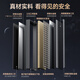 Yingdian Xuanwu Klasse A Security Door Haushalt Eingangstür Smart Tür Eingangstür Upgrade Türstürmer Muttertür Anti-plitting-explosionssicherer Villa-Tür 2150*1050 [Flaggschiff-Modell] Palmvenen 3D-Gesicht Smart Lock