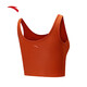 ANTA Ice Skin Antibacterial Sports Vest Women's Summer New Soft Breathable Pilates Yoga BRA Wearable Underwear Firework Red-4L (Female 170)