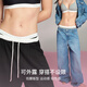 ubras25年新棉抗菌裆内裤女士内裤低腰三角裤舒适透气亲肤（3条装） 黑色+花灰色+白色 XL