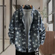 Veste en jean gtyuwvg pour garçons 2025 printemps et automne de la chemise adolescente nouveau style junior et lycée de mode masculine Top 16819 Black Letters XL (115-130jin [Jin est égal à environ 0,5 kg]))