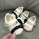 Hualin Fashion Princess Schuhe für Neugeborene Kleinkind-Wear-resistente kleine Duftstil White 2224 Weiß A 11 innere Länge 12,0 cm für ca. 6-9 Monate empfohlen
