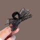 Aiosc520 Regalo para la novia Pempin temperamento medio atado Malla negra Bow Scratch Pequeña frente de la frente DK12052