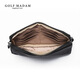 Golf (Golf) Frauen kleiner frischer Kupplungsbeutel Leichtes Kapazität Handgratt Tasche Trendy Mode Frauen Reißverschluss Clutch Geschenk für Freundin cool schwarz