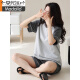 
Modal high-end pajamas for women in summer pure cotton shorts shorts all-cotton casual thin style for outdoor wear. Z9859 M [recommended to wear 80-100Jin [Jin equals 0.5 kg]]