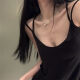 
Lexi Beilu Japanese solid color suspender nightgown with chest pads mid-length style for outdoor wear 686 gray suspender skirt [with removable chest pads] 175 L [recommended 110Jin [Jin equals 0.5 kg]]