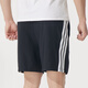 阿迪达斯 （adidas）男子速干健身运动套装 跑步训练服篮足球服短袖T恤透气短裤两件套 IB8150+JE6436/三条纹款 M/175