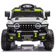 Zhouke Tank 500 children's electric vehicle four-wheel off-road vehicle adult two-seater baby remote control parent-child car gray dual-drive remote control + self-driving + 12V4.5A battery + electric drive