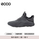 爱步（ECCO）运动鞋款袜套拼色防滑跑步鞋 驱动820184 02244灰色 40