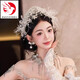 LIERUI BRIDAL Kopfschmuck Krone Kopfschmuck Premium Crown Braut High-End Crown Hochzeit handgefertigt