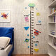 
Cartoon 3d three-dimensional children measuring acrylic height sticker wall sticker girl room 3879 rabbit height sticker coffee skin color pink big