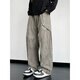 Ziweiqi American Workwear Casual Hosen Herren Frühling und Herbst lose geraden Gezeiten K9855 Black M 80-100jin [Jin entspricht 0,5 kg]